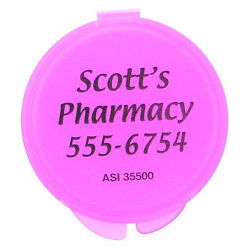 Photo of Round Mini Pill Box	