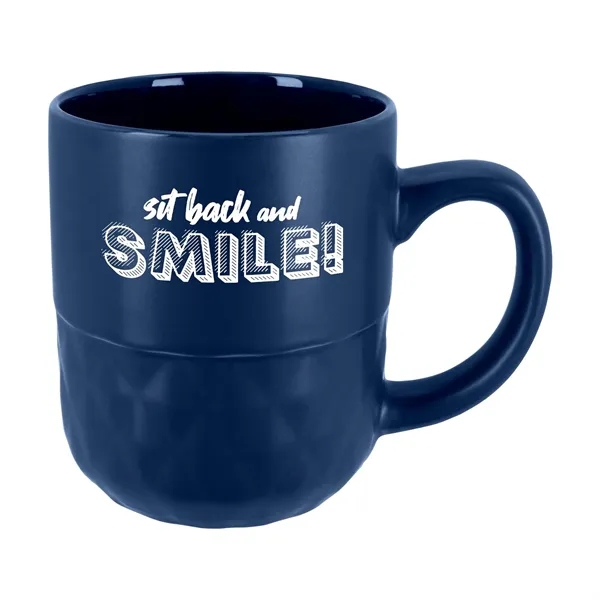 Navy color option for Good Value™ Coffee Mug With Facet Texture   16 Oz.
