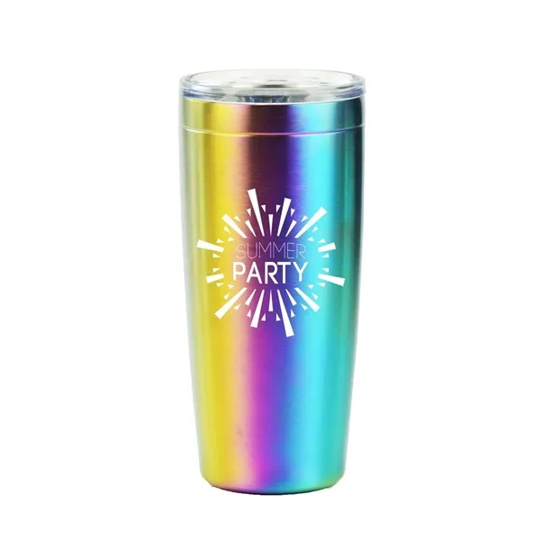 Rainbow color option for The Viking Collection® Rainbow Nova Tumbler   20 Oz.