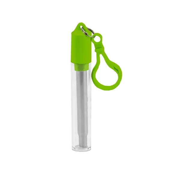 Lime color option for Collapsible Straw Stainless Steel Kit With Brush Cleaner