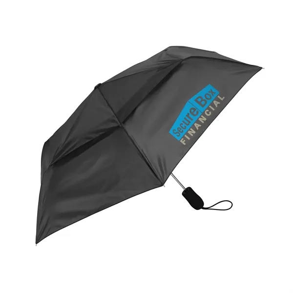 Black color option for Shed Rain™ Windjammer® 42" Vented Auto Open Compact Umbrella
