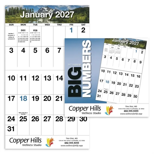 Photo of Products Big Numbers Appointment Calendar   Stapled
