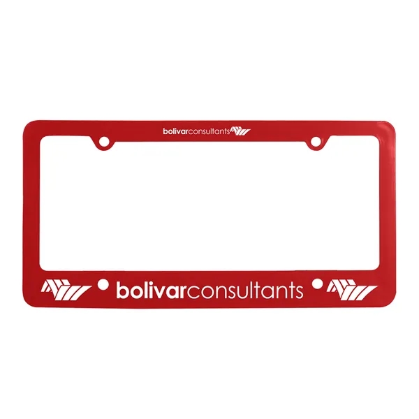 Red color option for Garyline® Classic License Plate Frame With 4 Holes