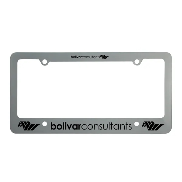 Silver color option for Garyline® Classic License Plate Frame With 4 Holes