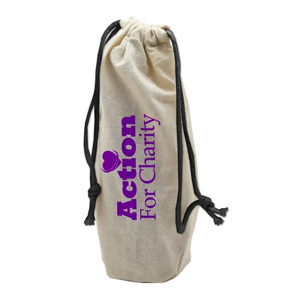 Natural color option for Garyline® Cotton Drawstring Gift Pouch