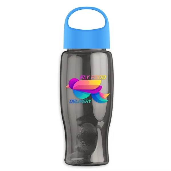 Smoke color option for Garyline® Poly+ Bottle With Oval Crest Lid   27 Oz.
