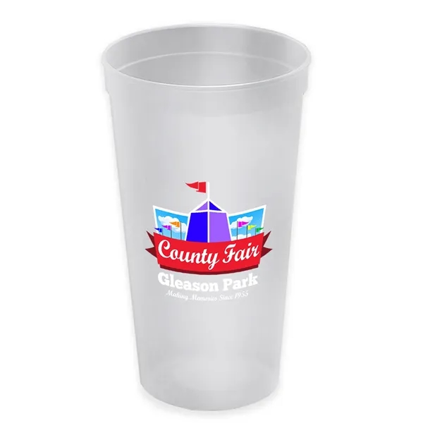 Frost color option for Garyline® Cups On The Go Stadium Cup   24 Oz.