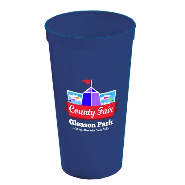 Navy Blue color option for Garyline® Cups On The Go Stadium Cup   24 Oz.