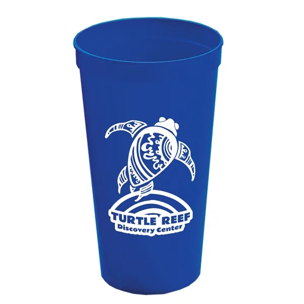 Royal Blue color option for Garyline® Cups On The Go Stadium Cup   24 Oz.