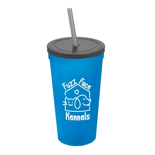 Translucent Blue color option for Garyline® Sport Sipper Cup   24 Oz.