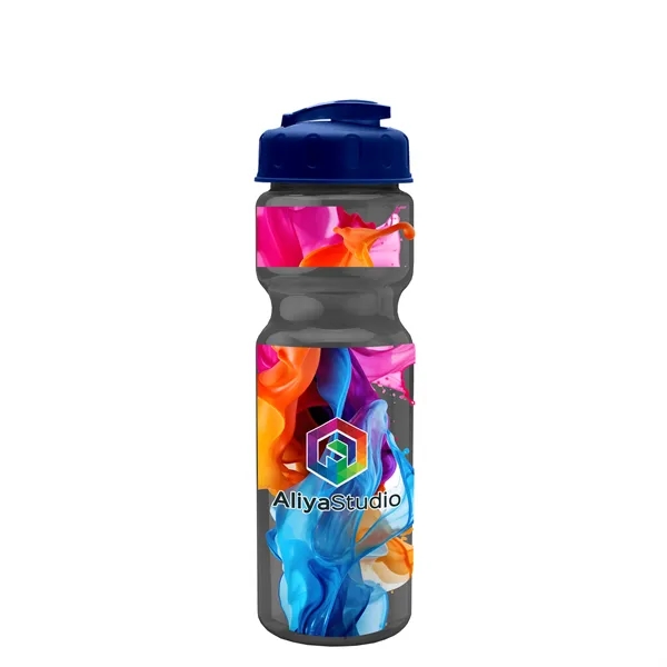Smoke color option for Garyline® Champ Bottle With Flip Top Lid   28 Oz.