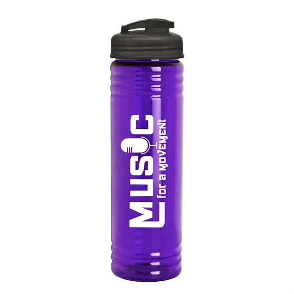 Translucent Violet color option for Garyline® Slim Fit Bottle With Flip Top Lid   24 Oz.