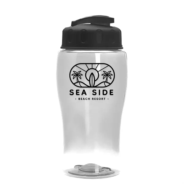 Clear color option for Garyline® Poly+ Jr. Bottle With Flip Top Lid   18 Oz.