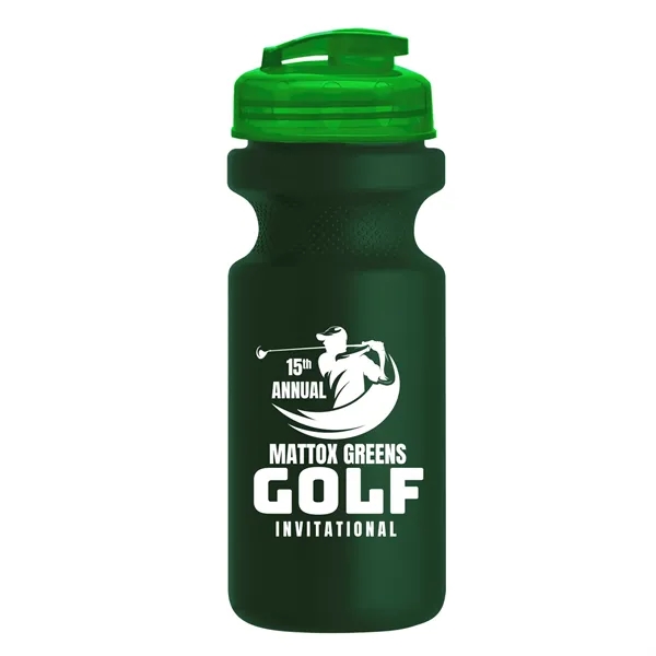 Dark Green color option for Garyline® Recycled Bike Bottle With Flip Top Lid   22 Oz.