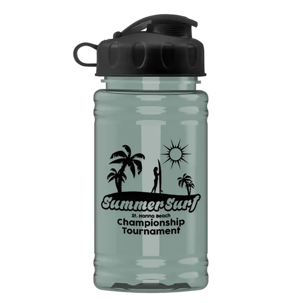 Glacier Blue color option for Garyline® Mini Rpet Bottle With Flip Lid   16 Oz.