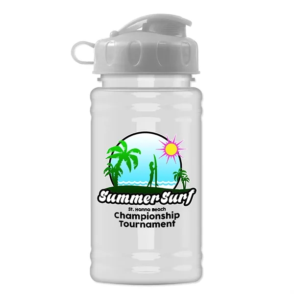 White color option for Garyline® Mini Rpet Bottle With Flip Lid   16 Oz.