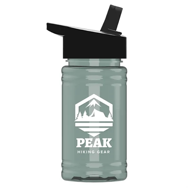 Glacier Blue color option for Garyline® Mini Rpet Bottle With Flip Straw Lid   16 Oz.