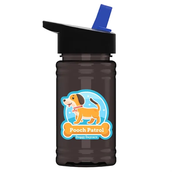Smoke color option for Garyline® Mini Rpet Bottle With Flip Straw Lid   16 Oz.