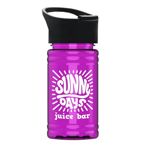 Translucent Hot Pink color option for Garyline® Mini Rpet Bottle With Pop Up Lid   16 Oz.