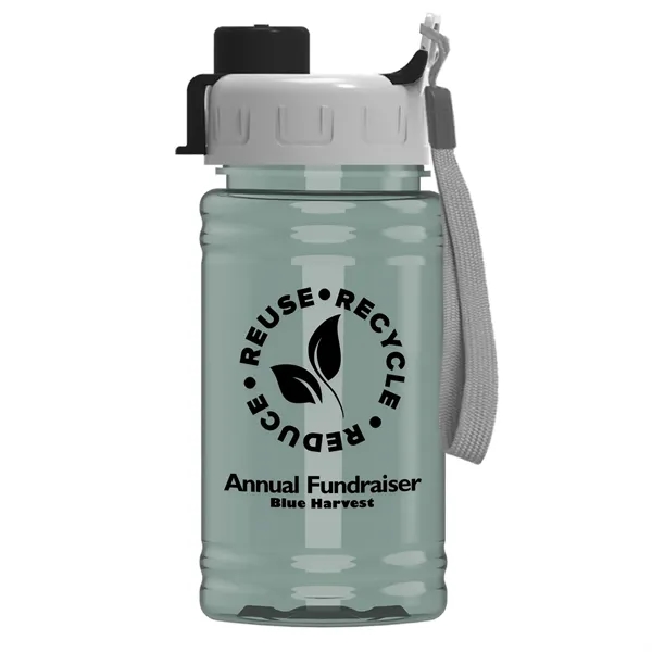 Glacier Blue color option for Garyline® Mini Rpet Bottle With Quick Snap Lid   16 Oz.