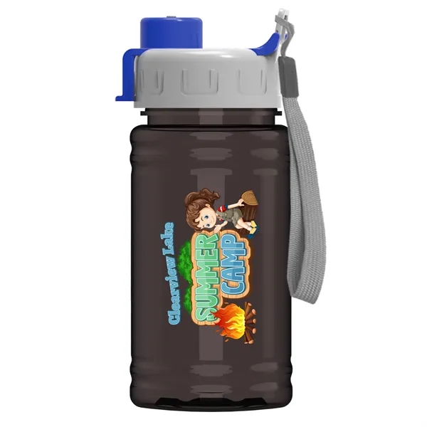 Smoke color option for Garyline® Mini Rpet Bottle With Quick Snap Lid   16 Oz.