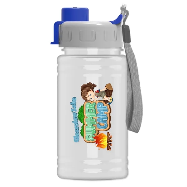 White color option for Garyline® Mini Rpet Bottle With Quick Snap Lid   16 Oz.