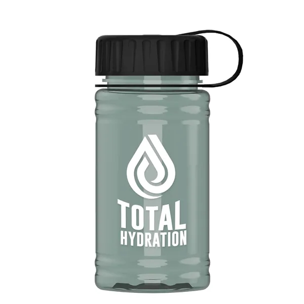 Glacier Blue color option for Garyline® Mini Rpet Bottle With Tethered Lid   16 Oz.