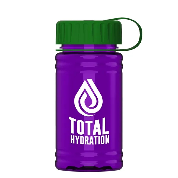 Translucent Violet color option for Garyline® Mini Rpet Bottle With Tethered Lid   16 Oz.