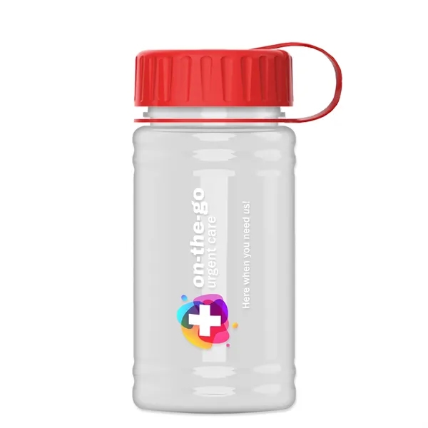 White color option for Garyline® Mini Rpet Bottle With Tethered Lid   16 Oz.
