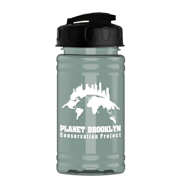 Glacier Blue color option for Garyline® Mini Rpet Bottle With Flip Top Lid   16 Oz.