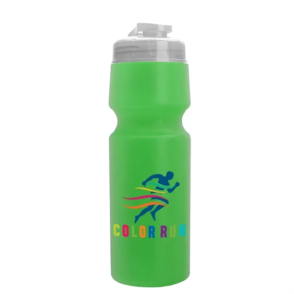 Translucent Green color option for Garyline® Tour Bike Bottle With Flip Top Lid   24 Oz.