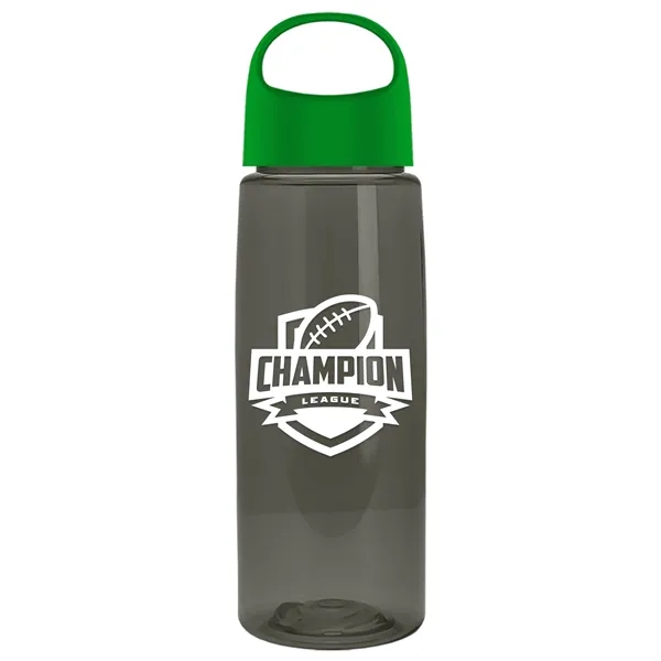 Smoke color option for Garyline® Flair Tritan® Bottle With Oval Crest Lid   26 Oz.