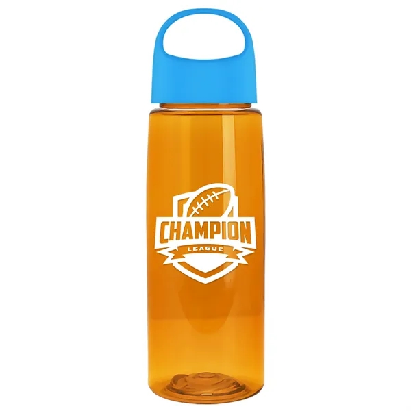 Translucent Orange color option for Garyline® Flair Tritan® Bottle With Oval Crest Lid   26 Oz.
