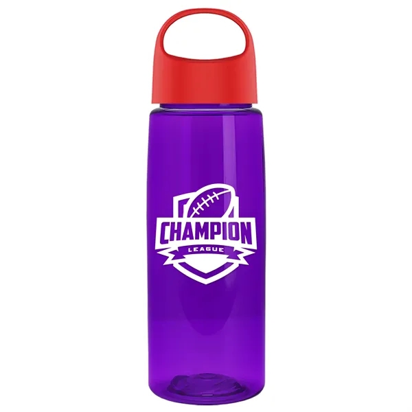 Translucent Violet color option for Garyline® Flair Tritan® Bottle With Oval Crest Lid   26 Oz.