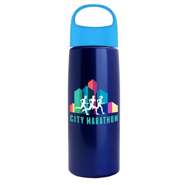 Metallic Blue color option for Garyline® Flair Tritan® Metallike Bottle With Oval Crest ...