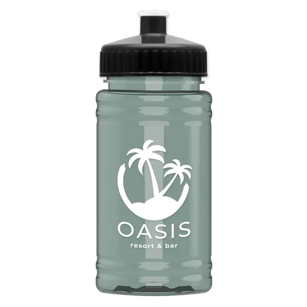 Glacier Blue color option for Garyline® Mini Rpet Bottle With Push Pull Lid   16 Oz.