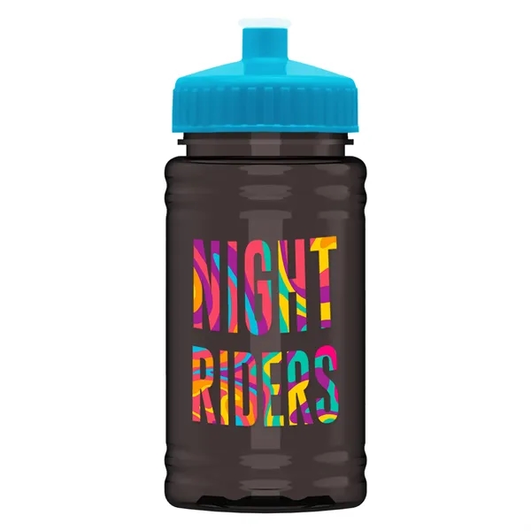 Smoke color option for Garyline® Mini Rpet Bottle With Push Pull Lid   16 Oz.