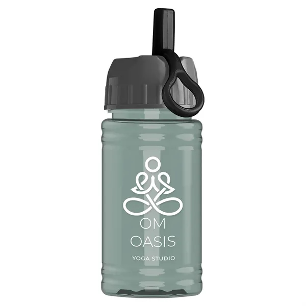Glacier Blue color option for Garyline® Mini Rpet Bottle With Ring Straw Lid   16 Oz.