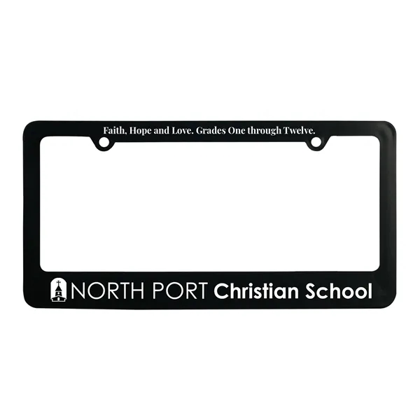 Black color option for Garyline® Classic License Plate Frame With 2 Holes