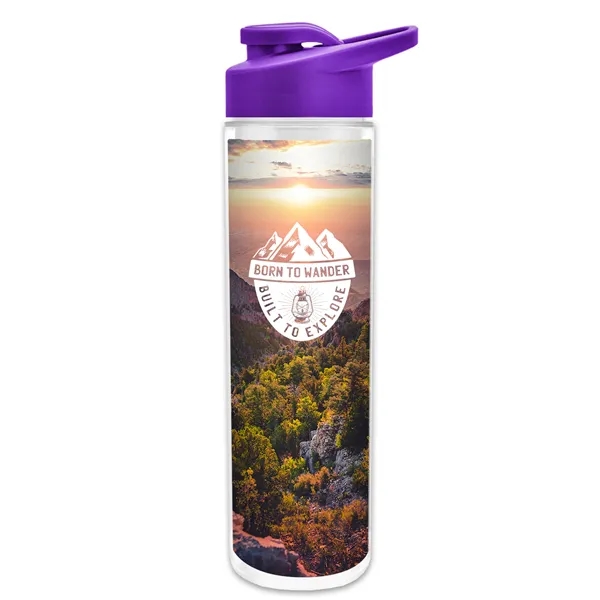 Violet color option for Garyline® Chiller Insulated Bottle With Drink Thru Lid An...