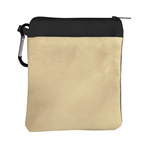 Main photo of Garyline® Canvas Zipper Pouch With Carabiner
