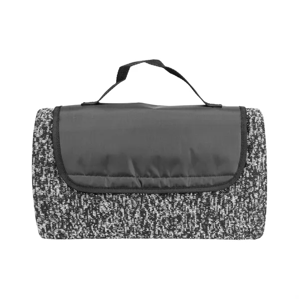 Black color option for Heathered Fold Up Blanket