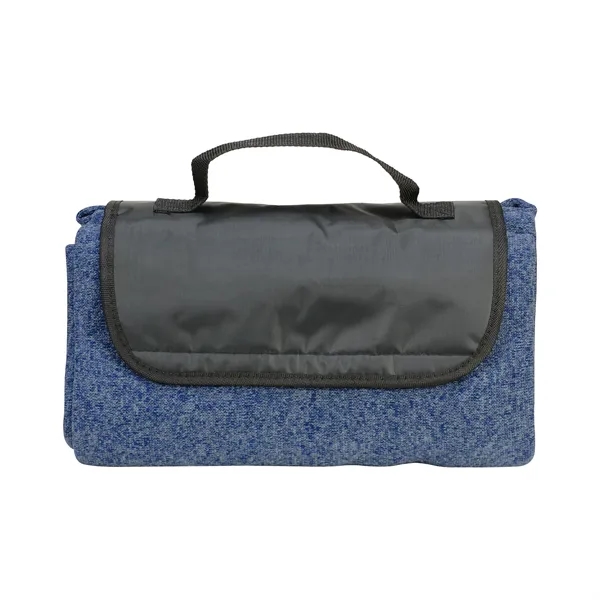 Royal color option for Heathered Fold Up Blanket