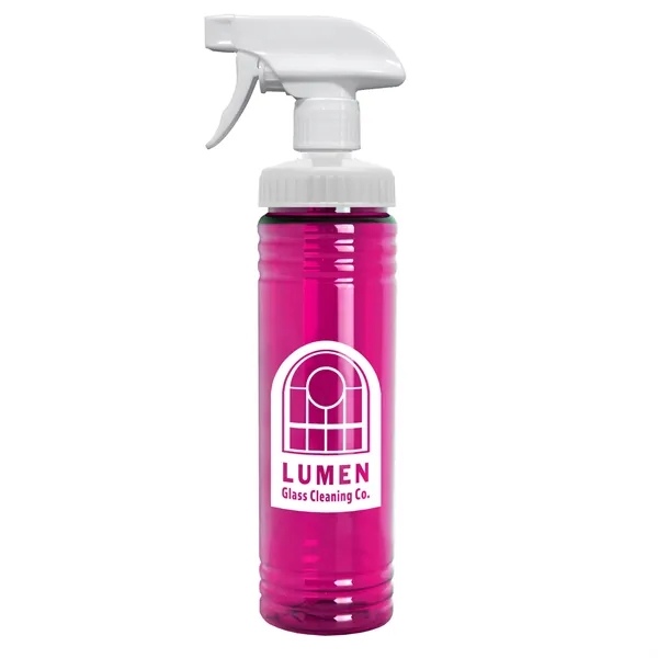 Translucent Fuchsia color option for Garyline® Transparent Spray Bottle   24 Oz.