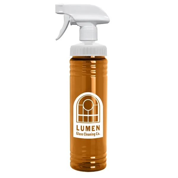 Translucent Orange color option for Garyline® Transparent Spray Bottle   24 Oz.