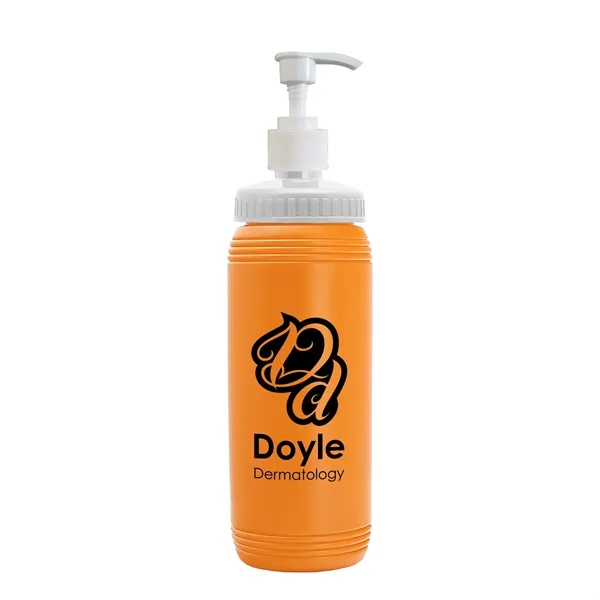 Orange color option for Garyline® Pint Pump Bottle   16 Oz.