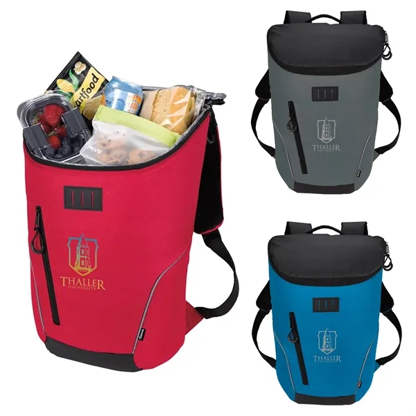 Red color option for Koozie® Rogue Cooler Backpack