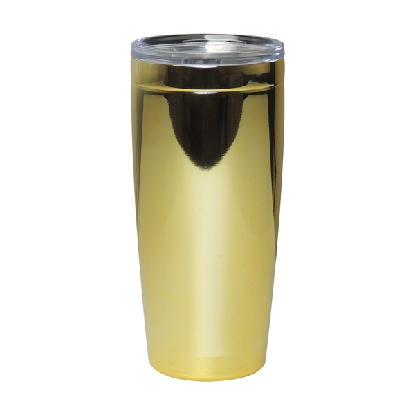 Metallic Gold color option for The Viking Collection® Electroplated Nova Tumbler   20 Oz.
