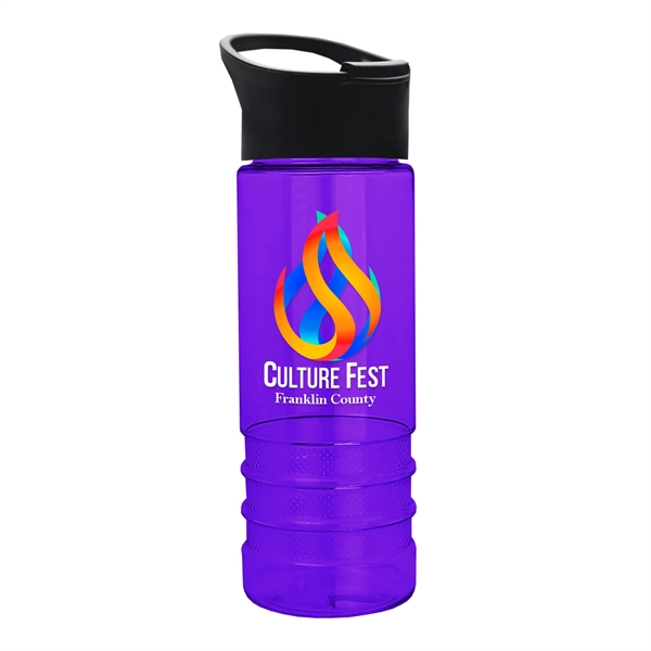 Transparent Violet color option for Salute2   24 Oz. Bottle With Pop Up Sip Lid   Digital