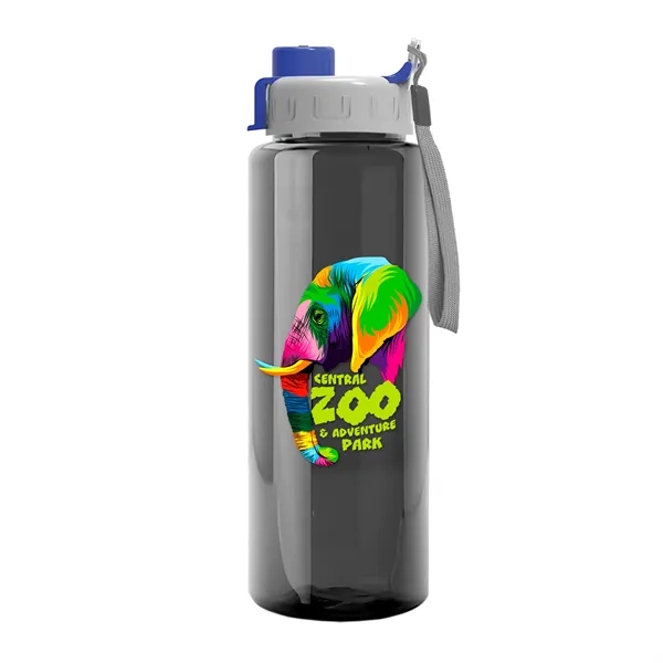 Smoke color option for Garyline® Guzzler Bottle With Quick Snap Lid   32 Oz.